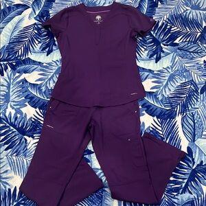 Purple Scrub Set
